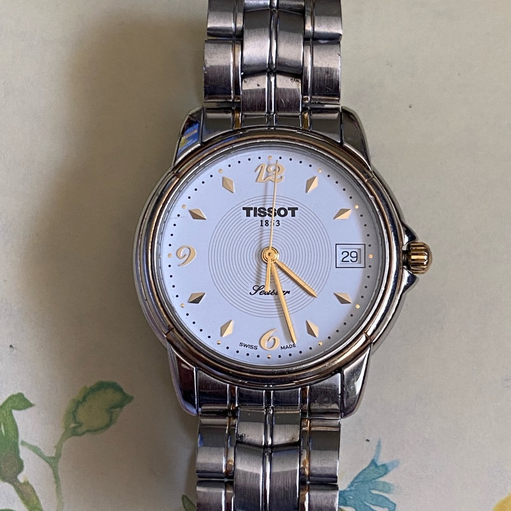 Vintage Tissot Seastar Quartz #A665/765K. Men’s Stainless Steel Wristwatch.
